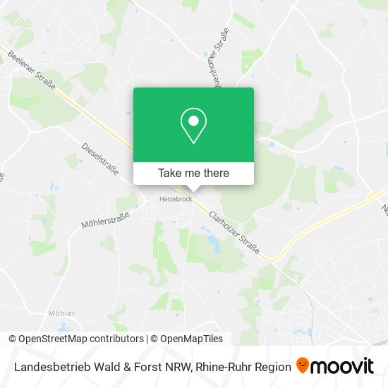Landesbetrieb Wald & Forst NRW map