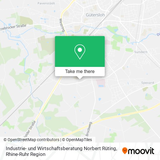 Industrie- und Wirtschaftsberatung Norbert Rüting map