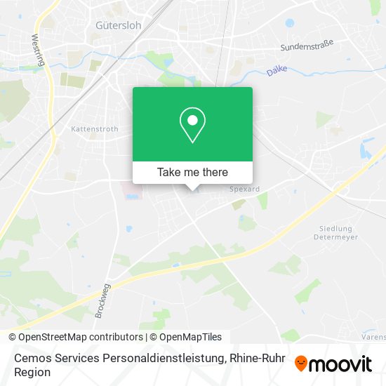 Cemos Services Personaldienstleistung map