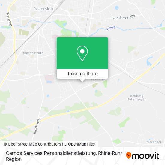 Cemos Services Personaldienstleistung map