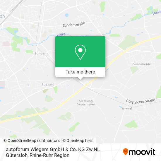 autoforum Wiegers GmbH & Co. KG Zw.NL Gütersloh map