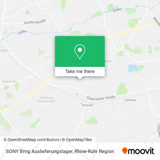 SONY Bmg Auslieferungslager map