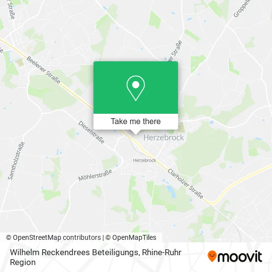 Карта Wilhelm Reckendrees Beteiligungs