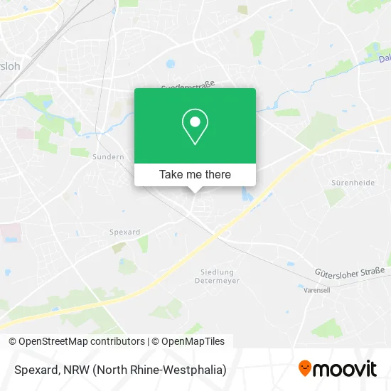 Spexard map