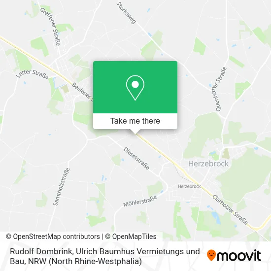 Rudolf Dombrink, Ulrich Baumhus Vermietungs und Bau map