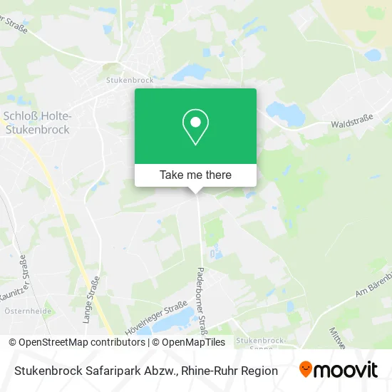 Карта Stukenbrock Safaripark Abzw.
