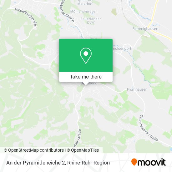 An der Pyramideneiche 2 map