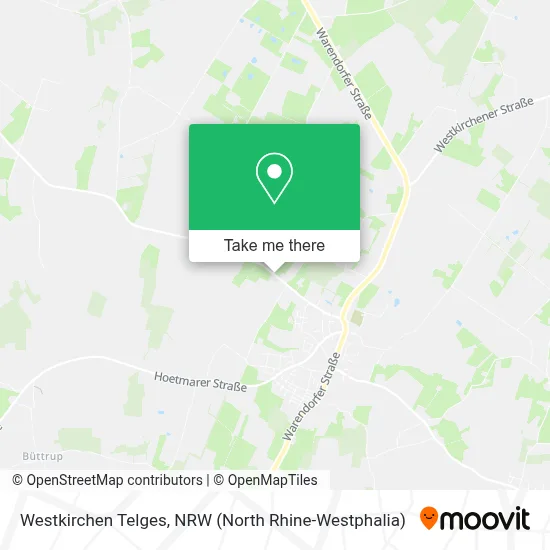 Westkirchen Telges map