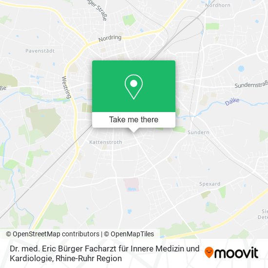 Dr. med. Eric Bürger Facharzt für Innere Medizin und Kardiologie map