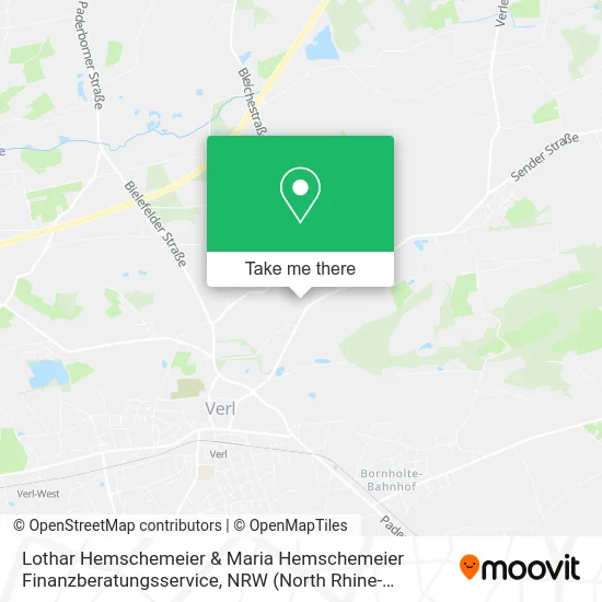 Карта Lothar Hemschemeier & Maria Hemschemeier Finanzberatungsservice