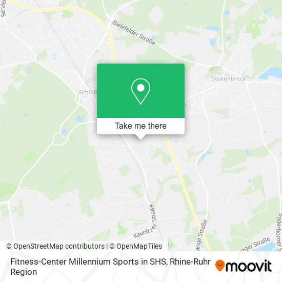 Карта Fitness-Center Millennium Sports in SHS