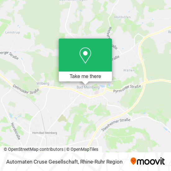Automaten Cruse Gesellschaft map