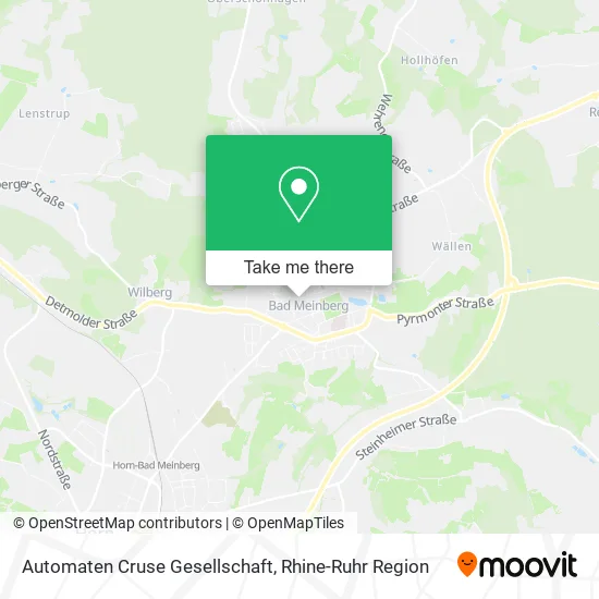 Automaten Cruse Gesellschaft map