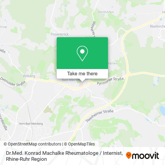 Dr.Med. Konrad Machalke Rheumatologe / Internist map