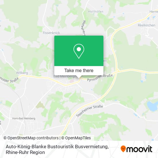 Auto-König-Blanke Bustouristik Busvermietung map