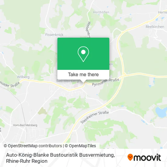 Карта Auto-König-Blanke Bustouristik Busvermietung
