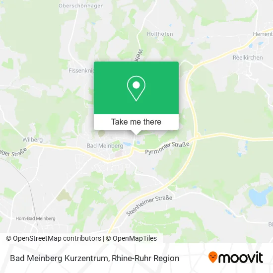 Карта Bad Meinberg Kurzentrum