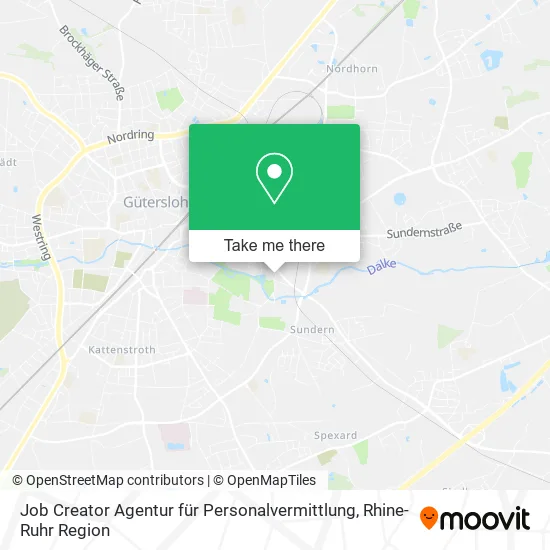 Карта Job Creator Agentur für Personalvermittlung