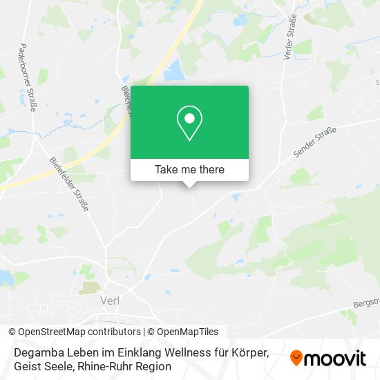Degamba Leben im Einklang Wellness für Körper, Geist Seele map