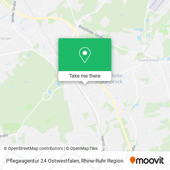 Pflegeagentur 24 Ostwestfalen map