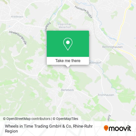 Карта Wheels in Time Trading GmbH & Co