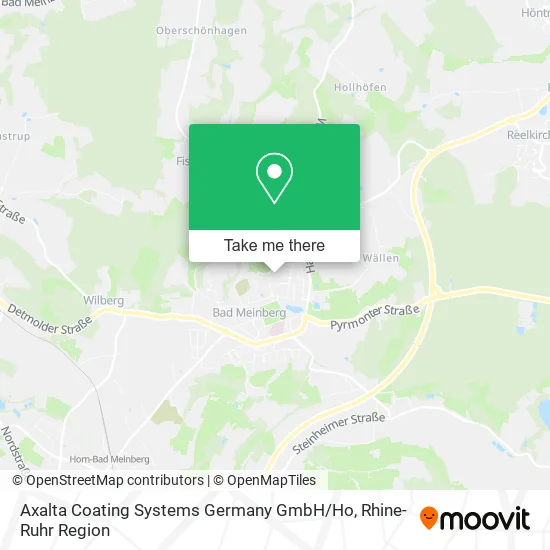 Карта Axalta Coating Systems Germany GmbH / Ho
