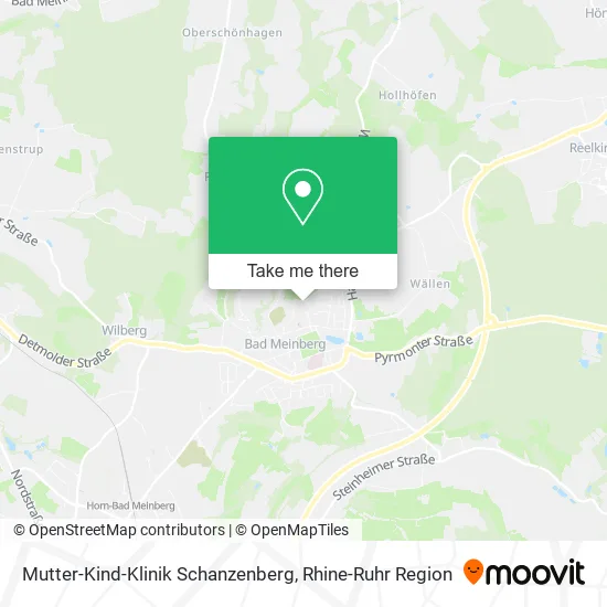 Карта Mutter-Kind-Klinik Schanzenberg