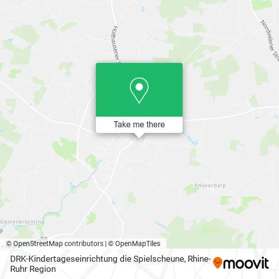 Карта DRK-Kindertageseinrichtung die Spielscheune
