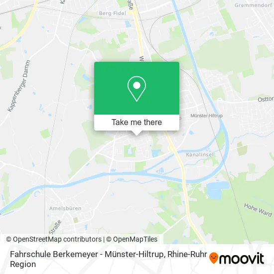 Карта Fahrschule Berkemeyer - Münster-Hiltrup