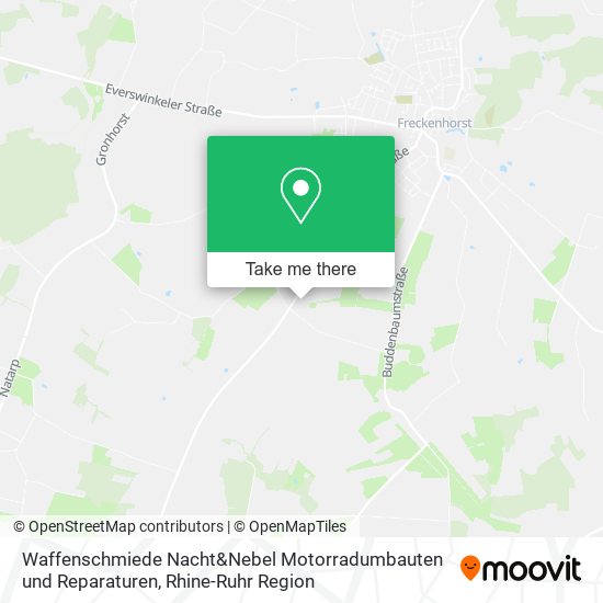 Waffenschmiede Nacht&Nebel Motorradumbauten und Reparaturen map