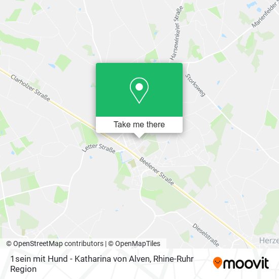 1sein mit Hund - Katharina von Alven map