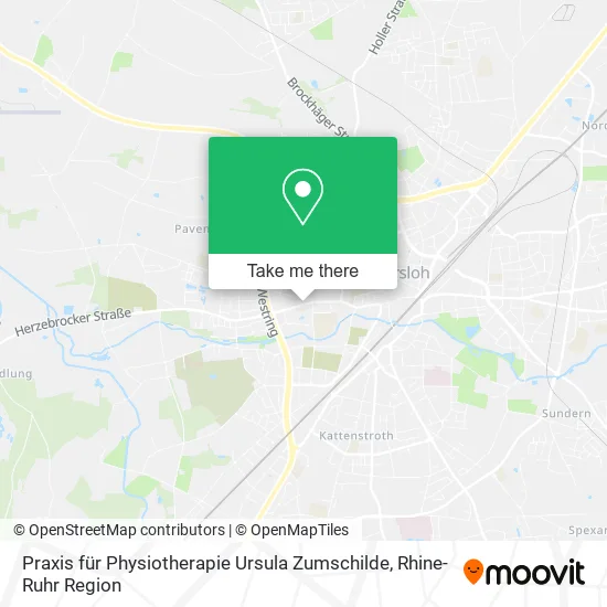 Карта Praxis für Physiotherapie Ursula Zumschilde