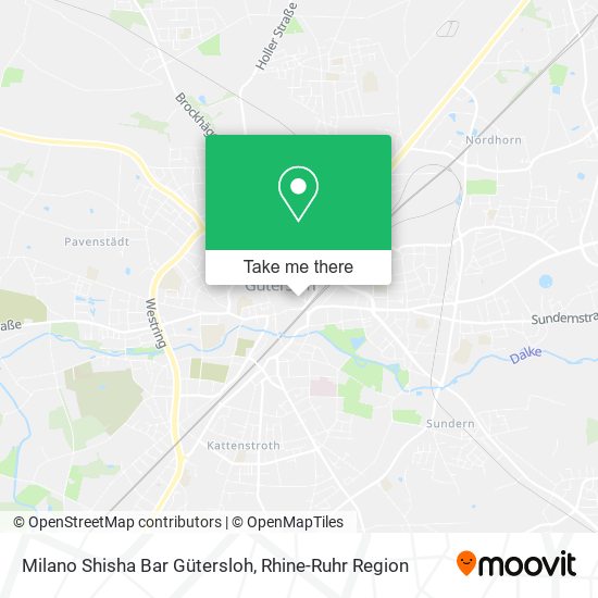 Milano Shisha Bar Gütersloh map