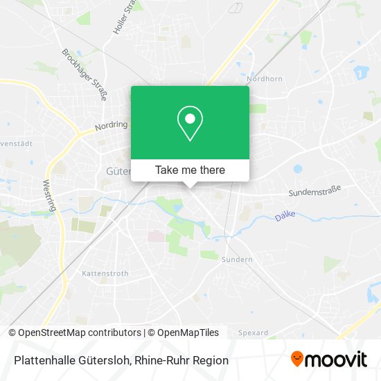 Plattenhalle Gütersloh map