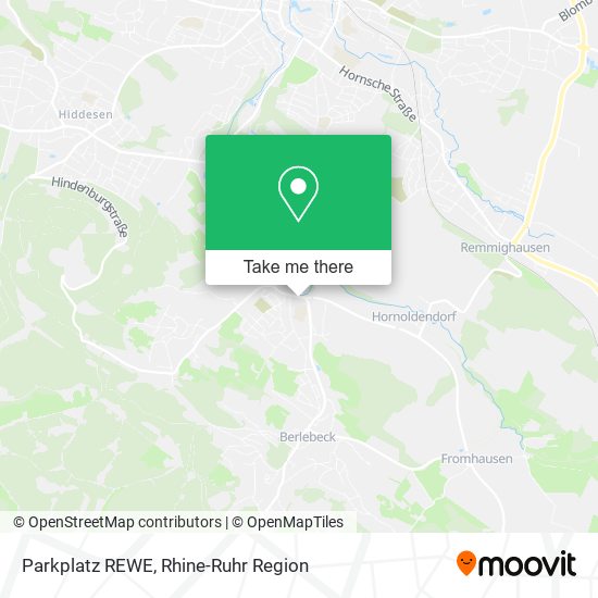 Parkplatz REWE map