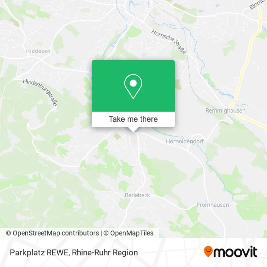 Карта Parkplatz REWE