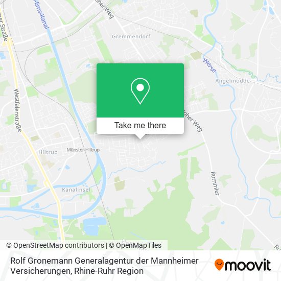 Rolf Gronemann Generalagentur der Mannheimer Versicherungen map