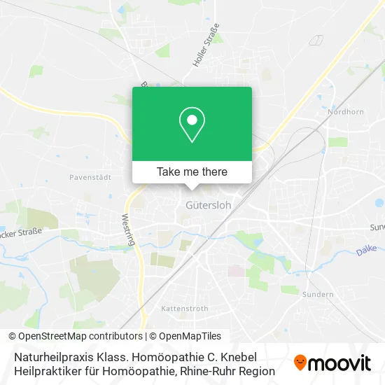 Карта Naturheilpraxis Klass. Homöopathie C. Knebel Heilpraktiker für Homöopathie