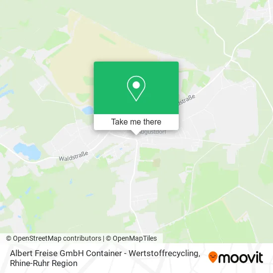 Карта Albert Freise GmbH Container - Wertstoffrecycling