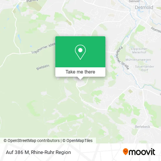 Карта Auf 386 M