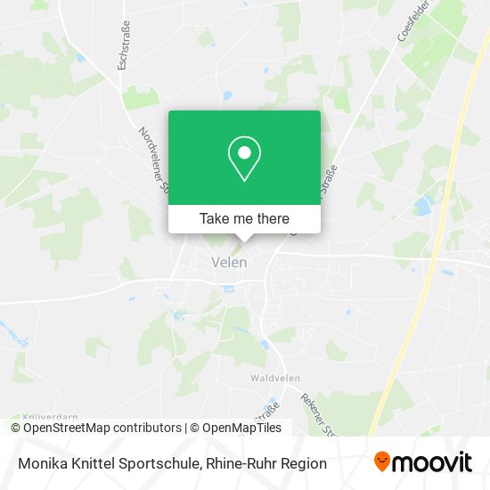 Monika Knittel Sportschule map