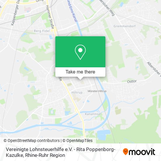 Vereinigte Lohnsteuerhilfe e.V. - Rita Poppenborg-Kazulke map