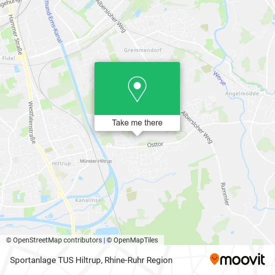 Карта Sportanlage TUS Hiltrup