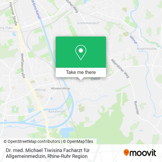 Dr. med. Michael Tiwisina Facharzt für Allgemeinmedizin map