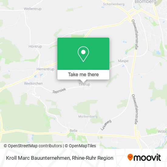 Kroll Marc Bauunternehmen map