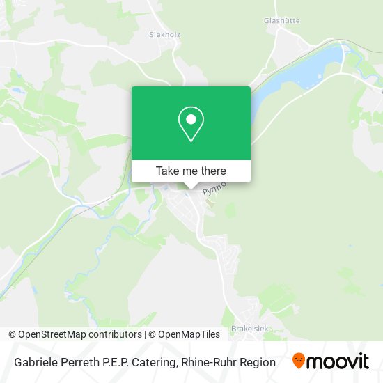 Gabriele Perreth P.E.P. Catering map