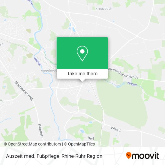 Auszeit med. Fußpflege map