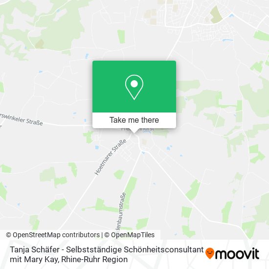 Tanja Schäfer - Selbstständige Schönheitsconsultant mit Mary Kay map