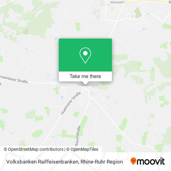 Volksbanken Raiffeisenbanken map