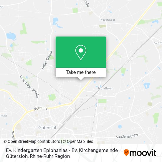 Ev. Kindergarten Epiphanias - Ev. Kirchengemeinde Gütersloh map